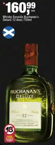 Frangolândia Whisky Escocês Buchanan's Deluxe 12 Anos oferta