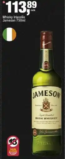Frangolândia Whisky irlandês jameson oferta