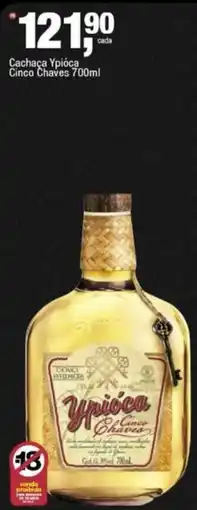 Frangolândia Cachaca Ypioca Cinco Chaves oferta