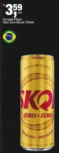 Frangolândia Cerveja Pilsen Skol Zero Alcool oferta