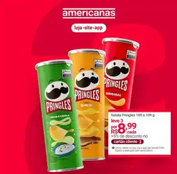 Lojas Americanas batata pringles oferta