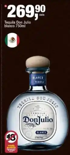 Frangolândia Tequila Don Julio blanco oferta