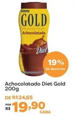 Mercadinhos São Luiz Achocolatado Diet Gold oferta