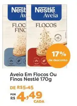 Mercadinhos São Luiz Aveia em flocos ou finos nestlé oferta