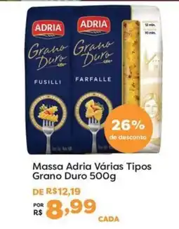 Mercadinhos São Luiz Massa adria várias tipos grano duro oferta