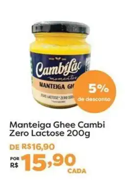 Mercadinhos São Luiz Manteiga Ghee Cambi Zero Lactose oferta