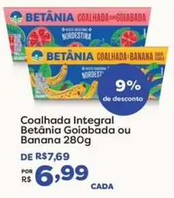 Mercadinhos São Luiz Coalhada integral betânia goiabada ou banana oferta