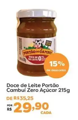 Mercadinhos São Luiz Doce de leite portão cambuí zero açúcar oferta