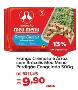 Mercadinhos São Luiz Frango cremoso e arroz com brócolis meu menu oferta