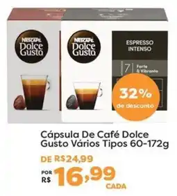 Mercadinhos São Luiz Cápsula de café dolce gusto vários tipos oferta