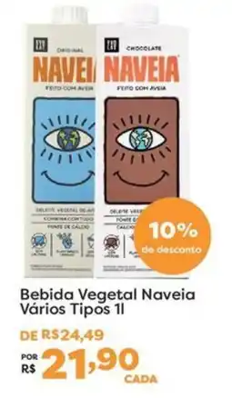Mercadinhos São Luiz Bebida Vegetal Naveia Vários Tipos oferta