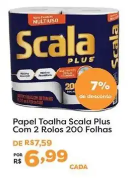 Mercadinhos São Luiz Papel toalha scala plus oferta