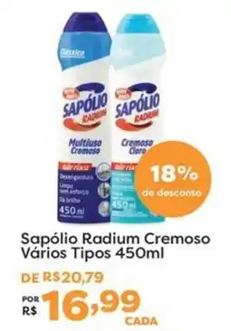 Mercadinhos São Luiz Sapólio Radium Cremoso Vários Tipos oferta