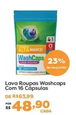 Mercadinhos São Luiz Lava Roupas Washcaps oferta