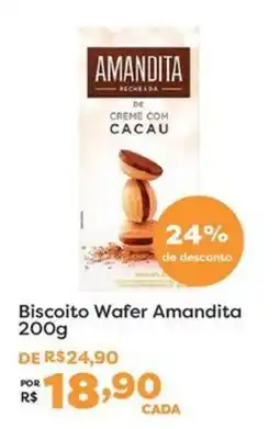 Mercadinhos São Luiz Biscoito Wafer Amandita oferta