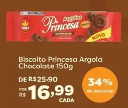 Mercadinhos São Luiz Biscoito Princesa Argola Chocolate oferta