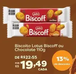 Mercadinhos São Luiz Biscoito Lotus Biscoff ou Chocolate oferta