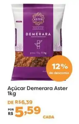 Mercadinhos São Luiz Açúcar Demerara Aster oferta