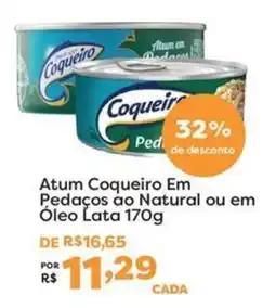 Mercadinhos São Luiz Atum coqueiro em pedaços ao natural ou em óleo oferta