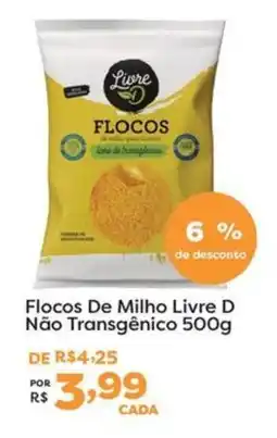Mercadinhos São Luiz Flocos de milho livre d não transgênico oferta