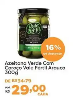 Mercadinhos São Luiz Azeitona verde com caroço vale fértil arauco oferta