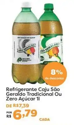 Mercadinhos São Luiz Refrigerante Caju São Geraldo Tradicional Ou Zero Açúcar oferta