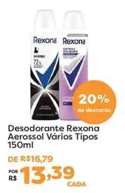 Mercadinhos São Luiz Desodorante rexona aerossol vários tipos oferta