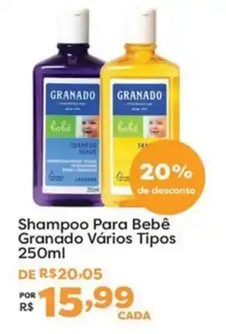 Mercadinhos São Luiz Shampoo Para Bebê Granado Vários Tipos oferta