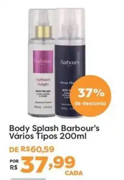 Mercadinhos São Luiz Body Splash Barbour's Vários Tipos oferta