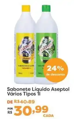 Mercadinhos São Luiz Sabonete Líquido Aseptol Vários Tipos oferta