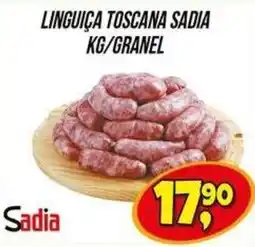 Zattão Supermercado Linguiça Toscana Sadia oferta