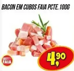 Zattão Supermercado Bacon em cubos faia pcte. oferta