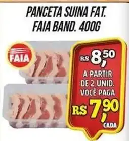 Zattão Supermercado Panceta suina fat. faia band oferta