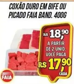 Zattão Supermercado Coxão duro em bife ou picado oferta