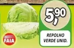 Zattão Supermercado repolho verde unid. oferta
