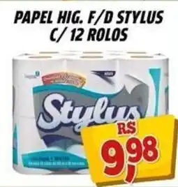 Zattão Supermercado Papel hig. f/d stylus oferta
