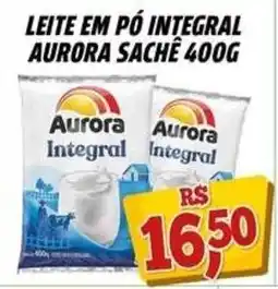 Zattão Supermercado Leite em pó integral aurora sachê oferta