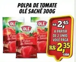 Zattão Supermercado Polpa de tomate ole sachê oferta