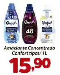 Confiança Supermercados Amaciante Concentrado Confort tipos/ 1L oferta