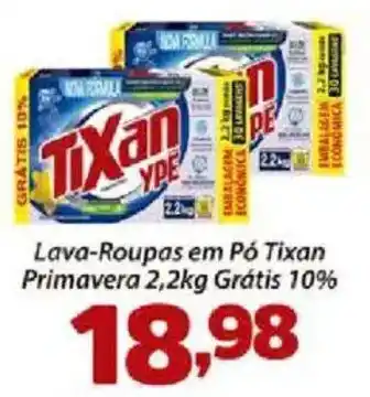 Lava-Roupas em Pó Tixan Primavera
