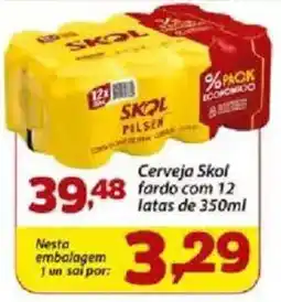 Confiança Supermercados Cerveja skol pilsen oferta