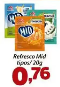 Confiança Supermercados Refresco mid tipos oferta