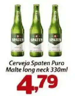 Confiança Supermercados Cerveja Spaten Puro Malte long neck oferta