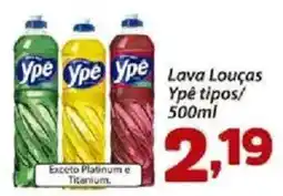 Confiança Supermercados Lava Louças Ypê tipos oferta