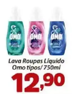 Confiança Supermercados Lava Roupas Líquido Omo tipos oferta