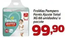 Confiança Supermercados Fraldas Pampers Pants Ajuste Total XG oferta