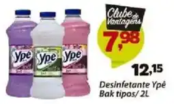 Confiança Supermercados Desinfetante Ypê Bak tipos oferta