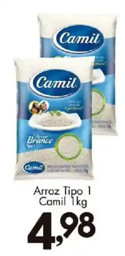 Confiança Supermercados Arroz Tipo 1 Camil oferta