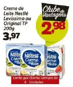 Confiança Supermercados Creme de Leite Nestlé Leivissimo ou Original TP oferta