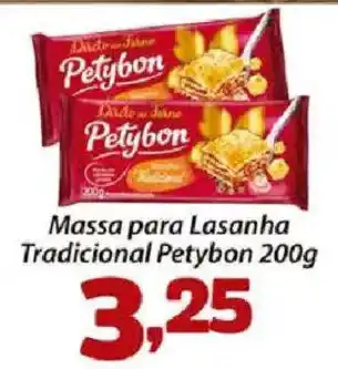 Confiança Supermercados Massa para Lasanha Tradicional Petybon oferta
